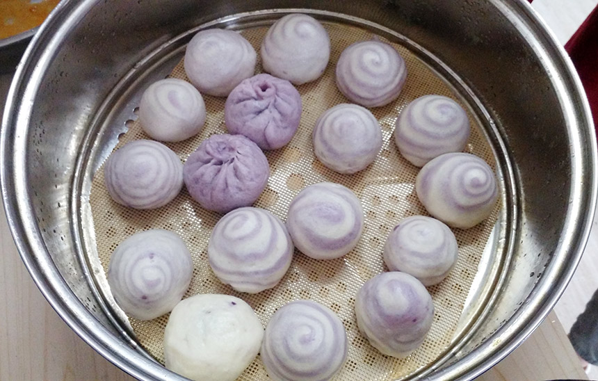 紫薯饅頭 紫薯饅頭